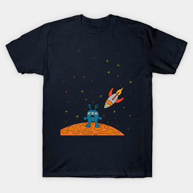 The Humans are Coming! T-Shirt by MonkeyMade